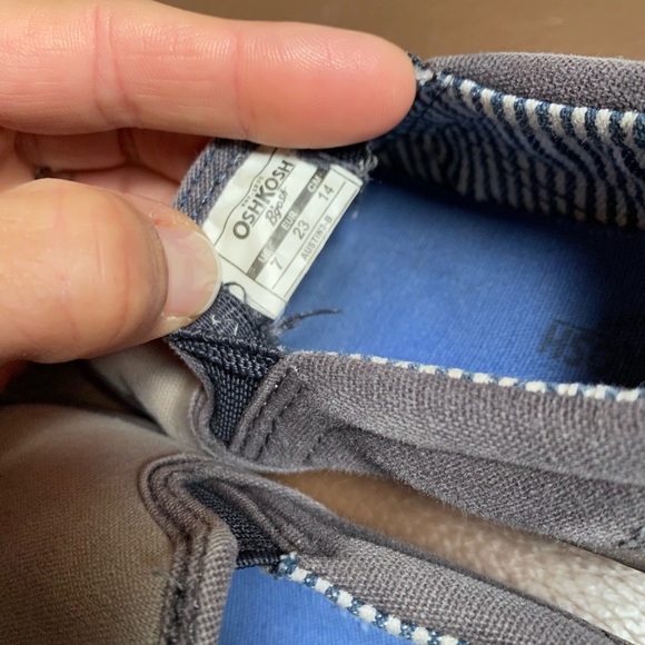 🎉3for$10🎉 Oshkosh toddler size 7 slip on shoe 👟 - Picture 5 of 6